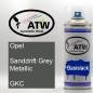 Preview: Opel, Sanddrift Grey Metallic, GKC: 400ml Sprühdose, von ATW Autoteile West.